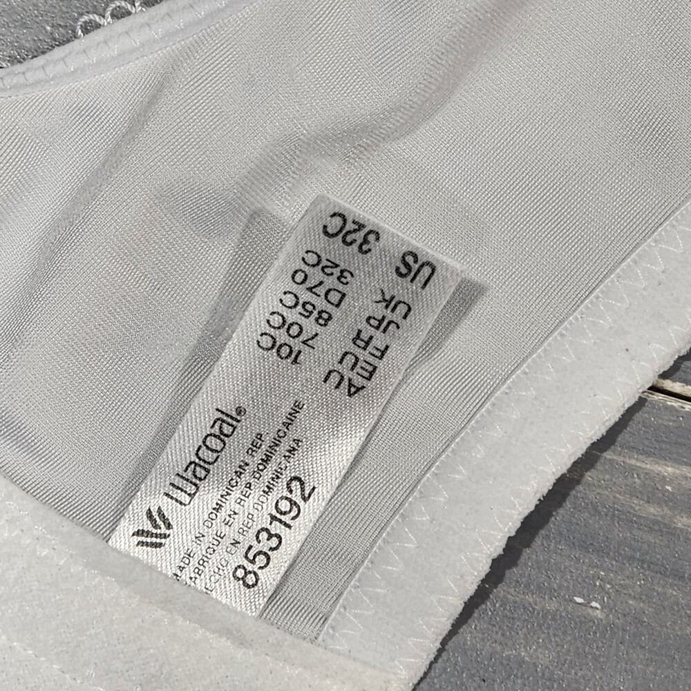 Wacoal T-Shirt Bra 32C Basic Beauty Underwire 853192 White - Picture 4 of 7